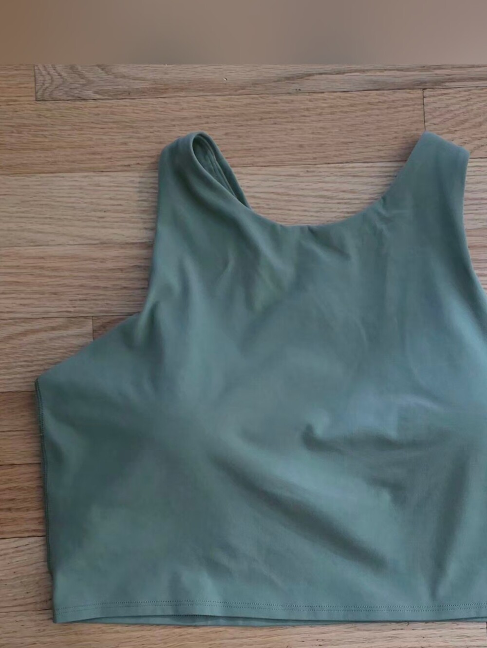 Athleta Women's XL Green Conscious Cropped Athletic Tank